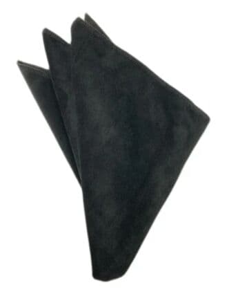 Suede Black (Double Sided) null napkin rental