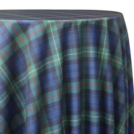 Hunter Green & Blue Plaid null tablecloth linen rental