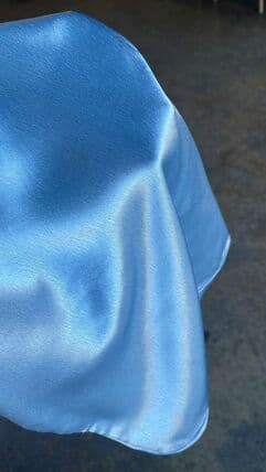 Bridal Satin Baby Blue cushion cover rental