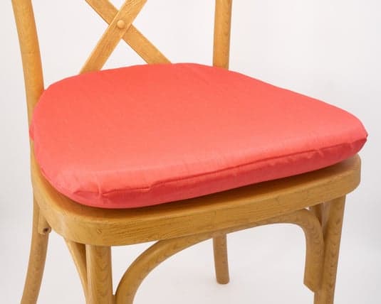 Dupioni Coral cushion cover rental