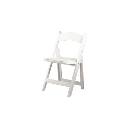 Ceremony Chair White folding chair rental