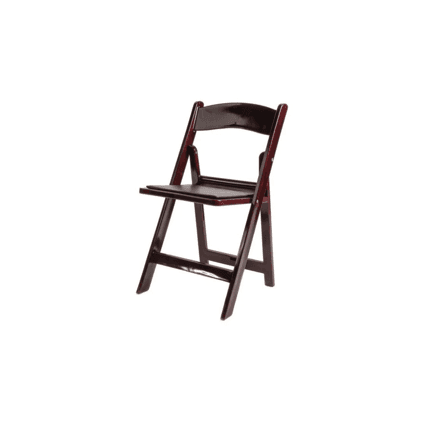 Ceremony Chair Mahogany folding chair rental