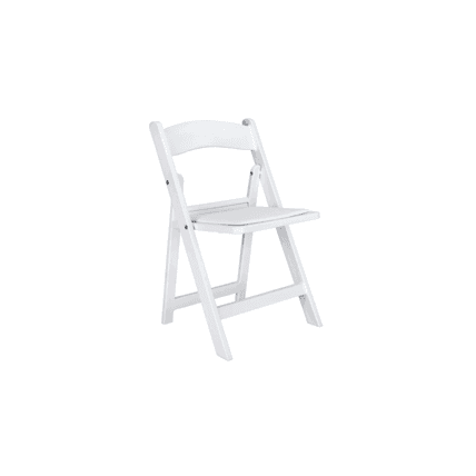 Ceremony Chair White - Kids folding chair rental