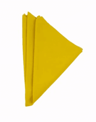 Polyester Yellow napkin rental