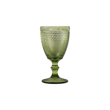 Capri Olive Green Glass glassware rental