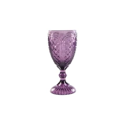 Carousel Purple Glass glassware rental