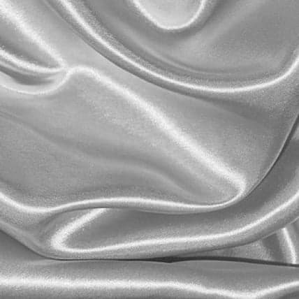 Crepe Back Satin Platinum tablecloth linen rental