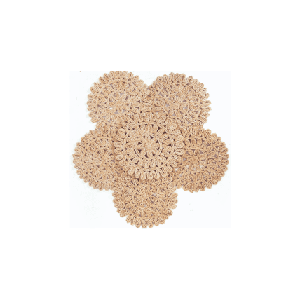 13.8 Round Boho Farmhouse Charger charger plate rental