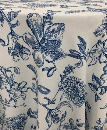 Alejandra Azul null tablecloth linen rental