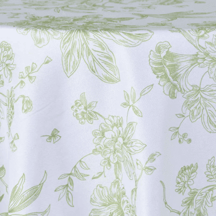 Victoria Green null tablecloth linen rental