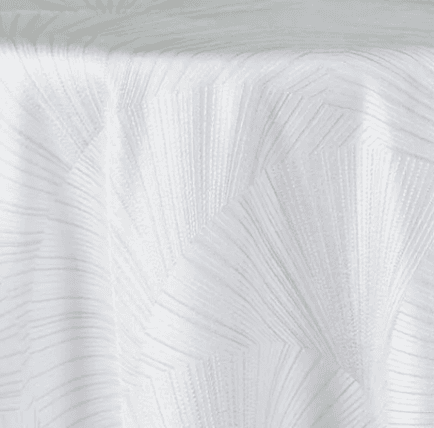 Ole White Silver (Reversible) tablecloth linen rental