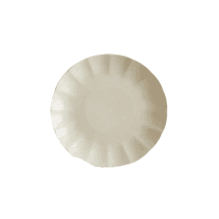 White Petal Dinner Plate dinnerware rental