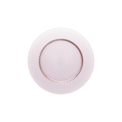 Pink Ballet Glass Charger charger plate rental