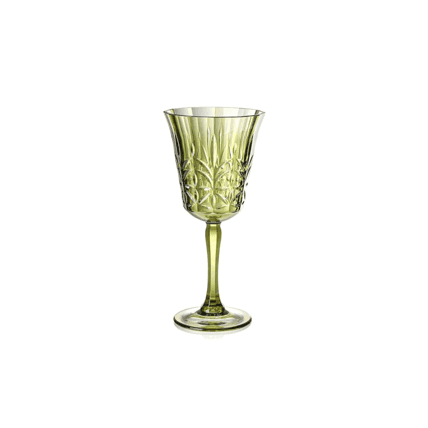 Acrylic Sage Goblets glassware rental